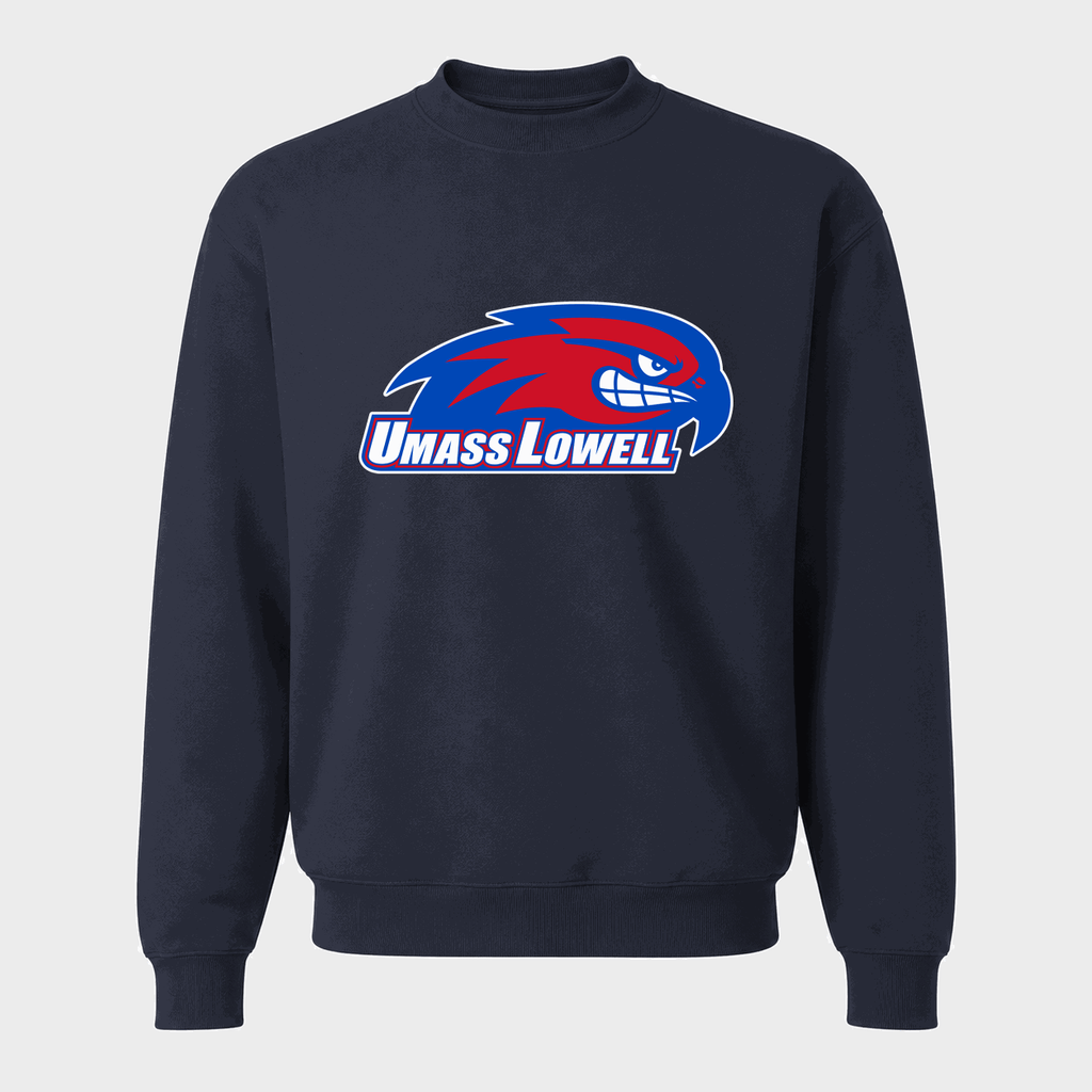 Men's UMass Lowell River Hawks Crewneck Sweatshirt - Navy