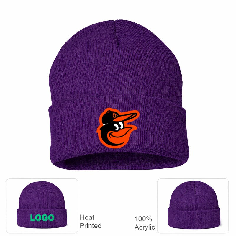 Baltimore Orioles Beanie Hat - Purple
