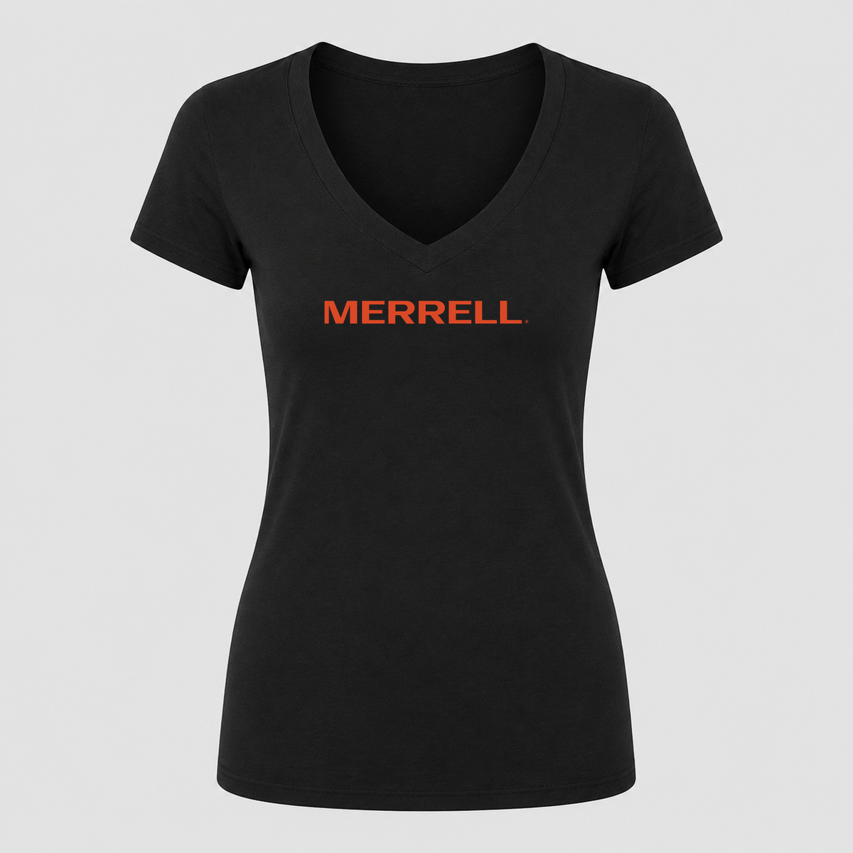 Women's Merrell V Neck T-Shirt in black