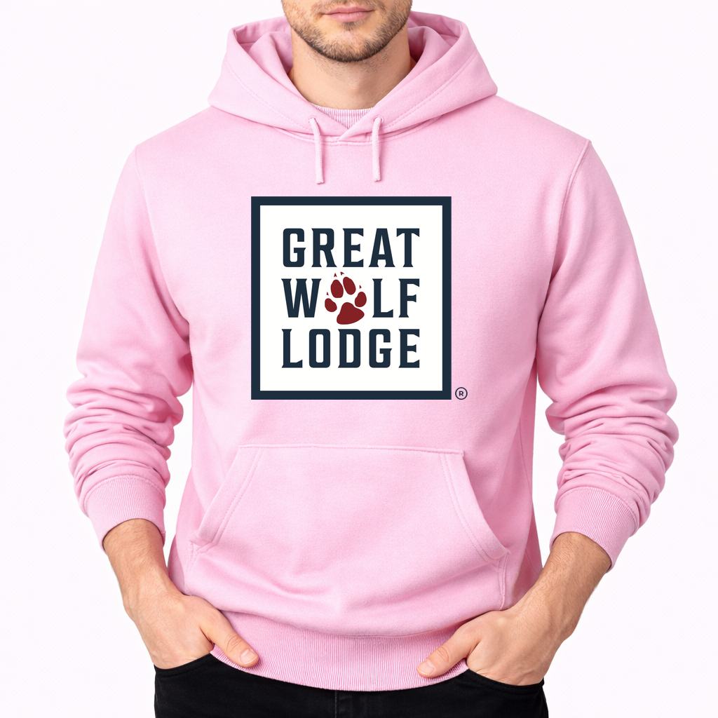 Men's Great Wolf Lodge Pullover Hoodie - Pink