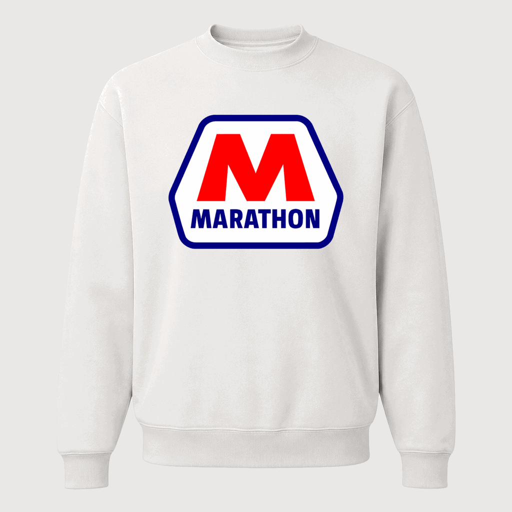 Men's Marathon Crewneck Sweatshirt - White