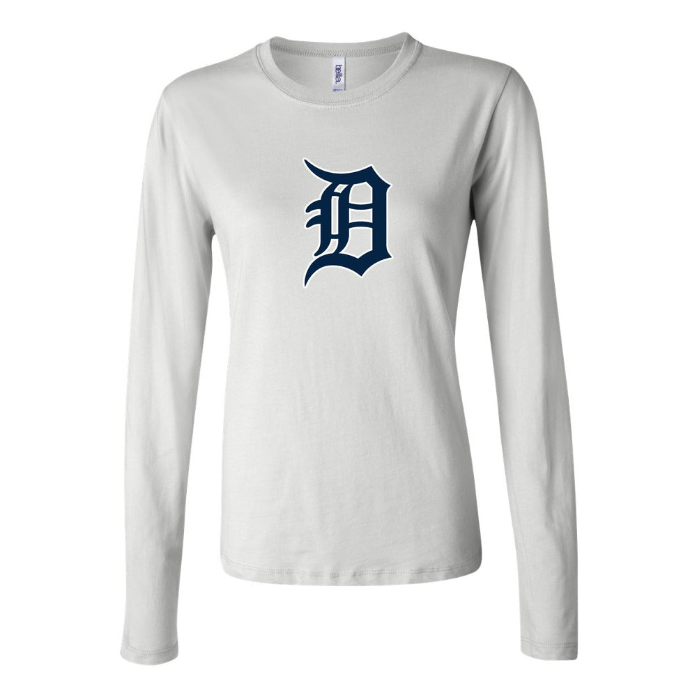 Women's Detroit Tigers Long Sleeve T-Shirt - White
