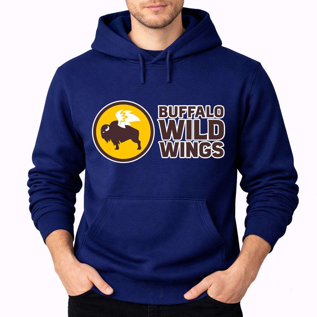 Men's Buffalo Wild Wings Pullover Hoodie - Navy