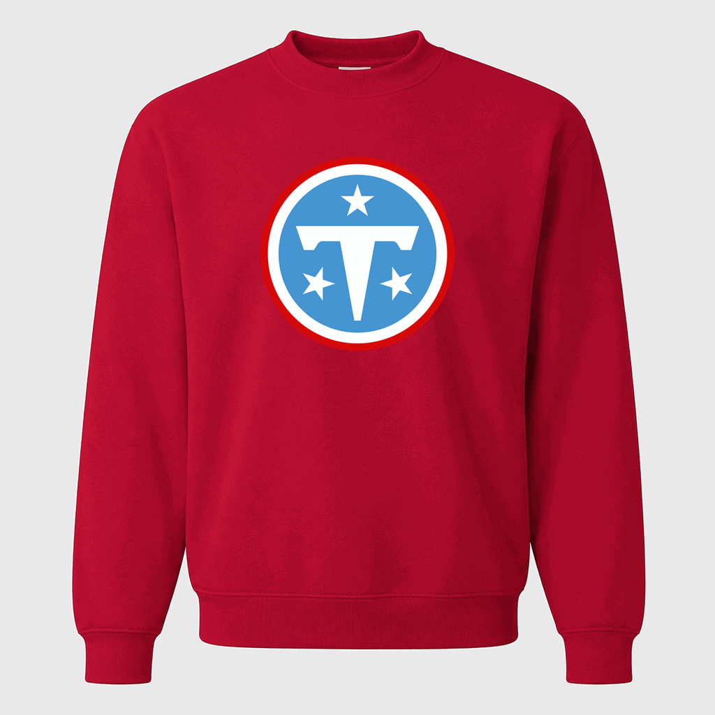 Men's Tennessee Titans Crewneck Sweatshirt - Red