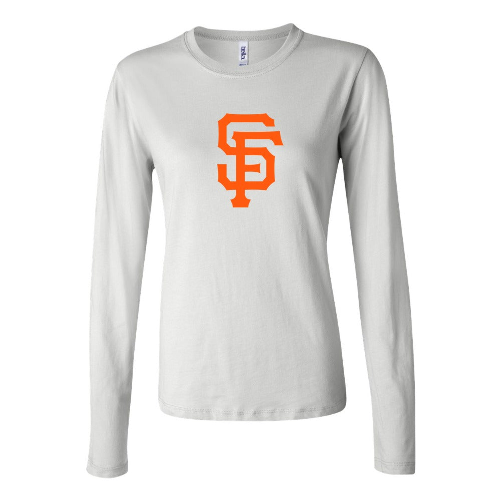 Women's San Francisco Giants Long Sleeve T-Shirt - White
