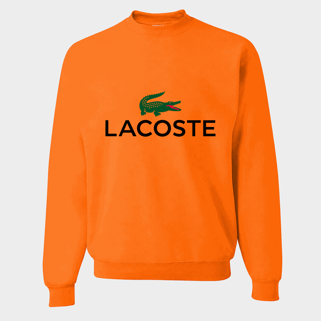 Men's Lacoste Crewneck Sweatshirt - Orange