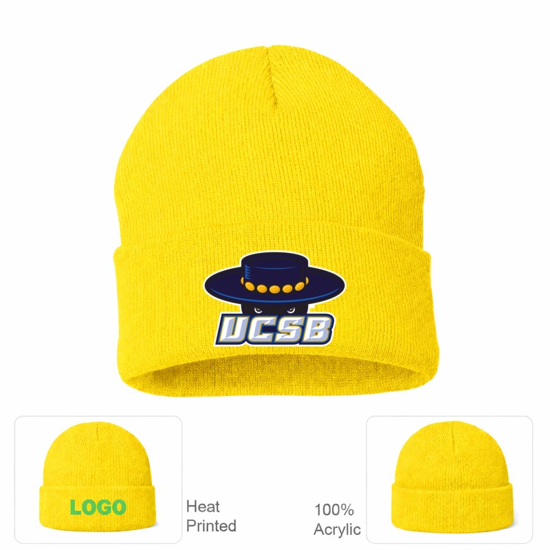 UCSB Gauchos Yellow Beanie Hat
