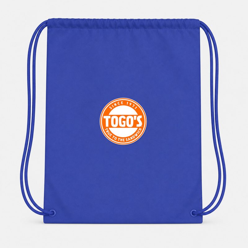 Togos Drawstring Bag - Blue