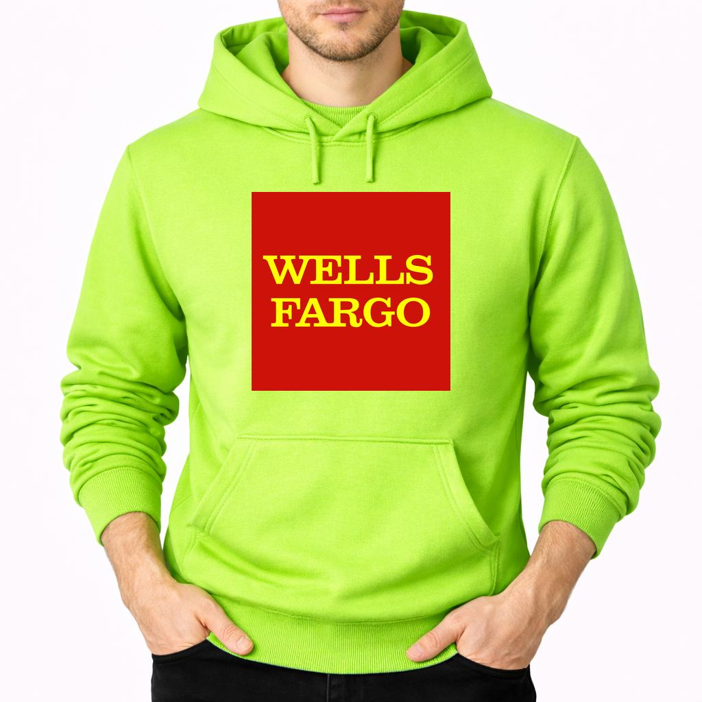 Men's Wells Fargo Pullover Hoodie - Lime green