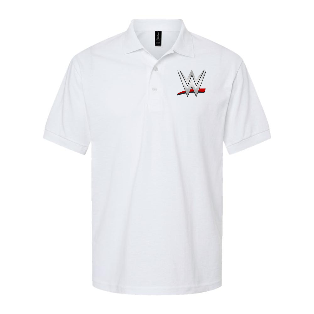 Men's WWE Wrestling Dry Blend Polo - White
