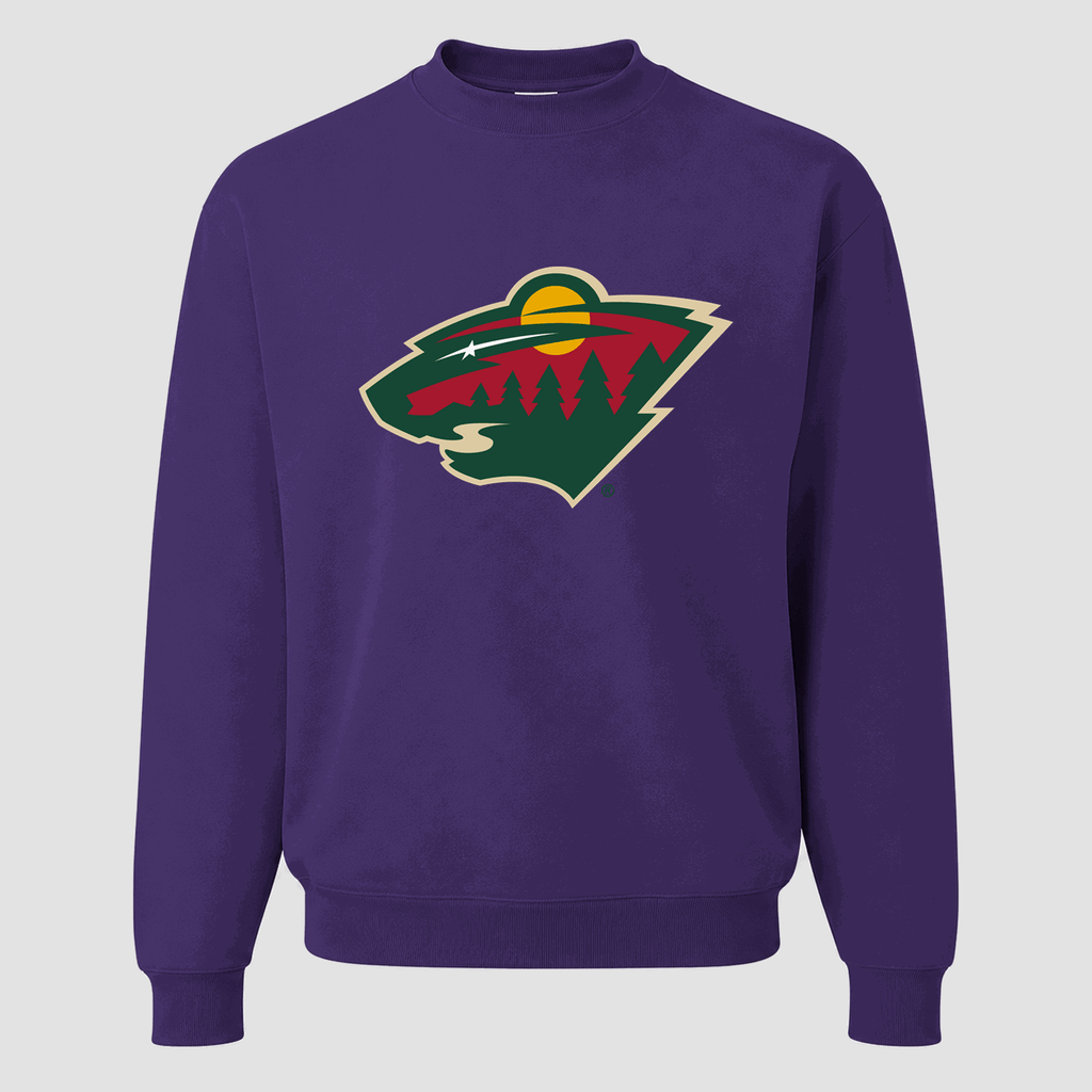 Men's Minnesota Wild Crewneck Sweatshirt - Purple