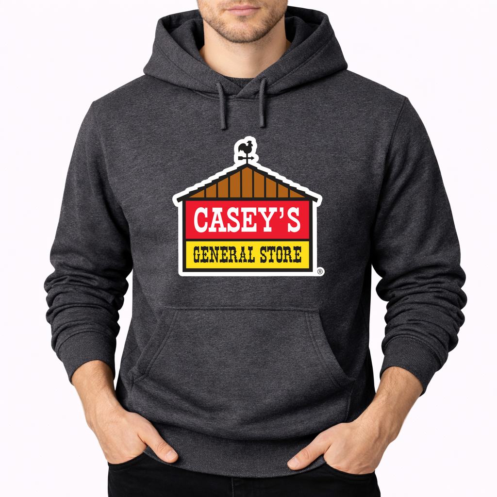 Men's Casey's General Stores Pullover Hoodie - Charcoal