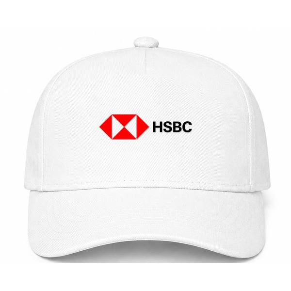 HSBC Logo White Dad Baseball Cap Hat