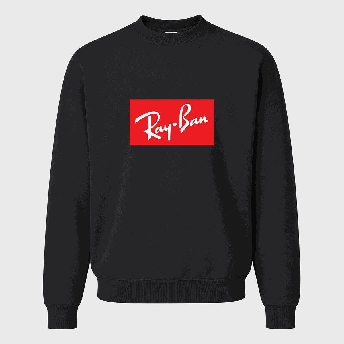 Men's Ray-Ban Crewneck Sweatshirt - Black