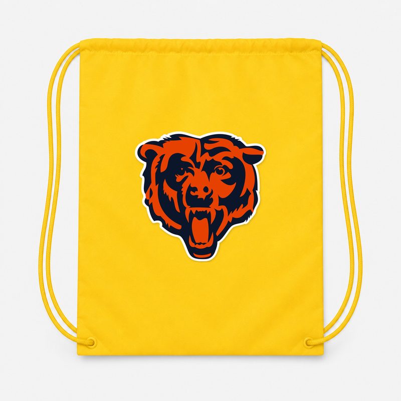 Chicago Bears Drawstring Bag - Yellow