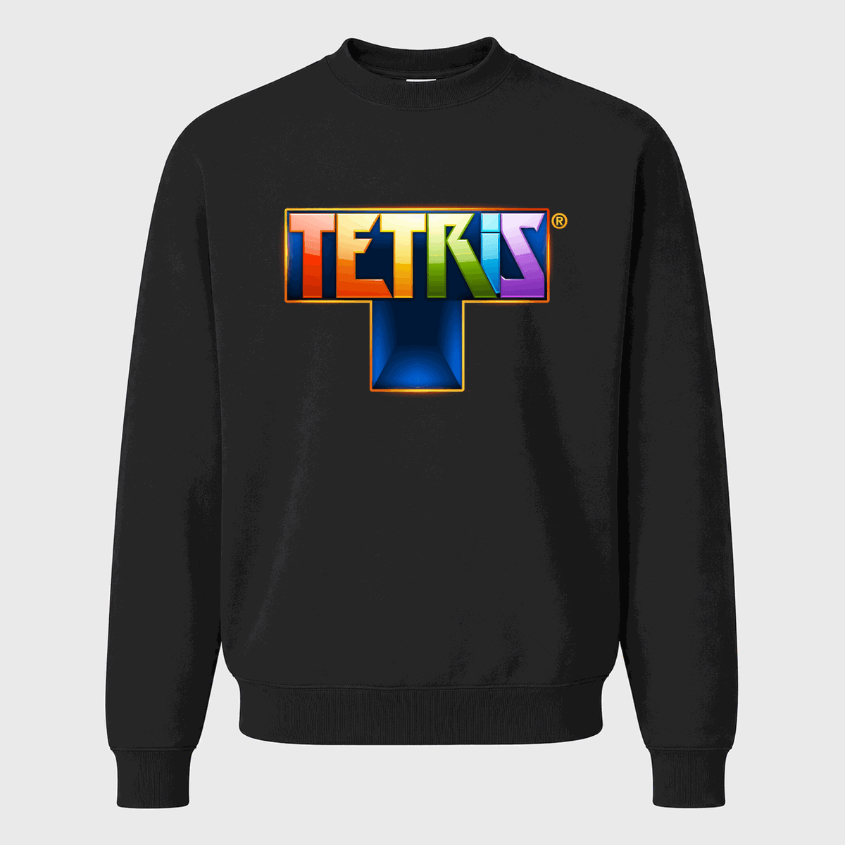 Men's Tetris Crewneck Sweatshirt - Black