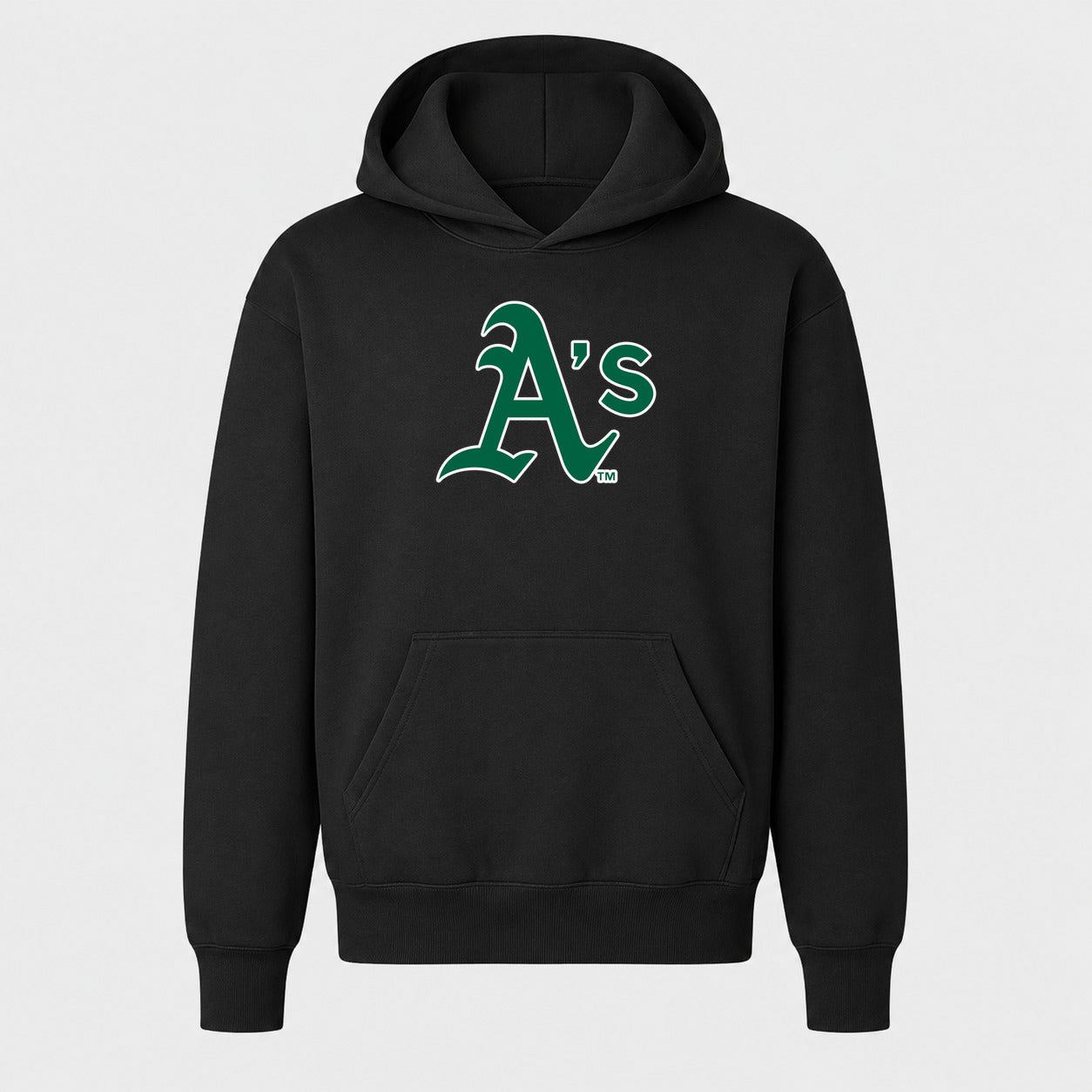 Youth Oakland Athletics Pullover Hoodie - Black