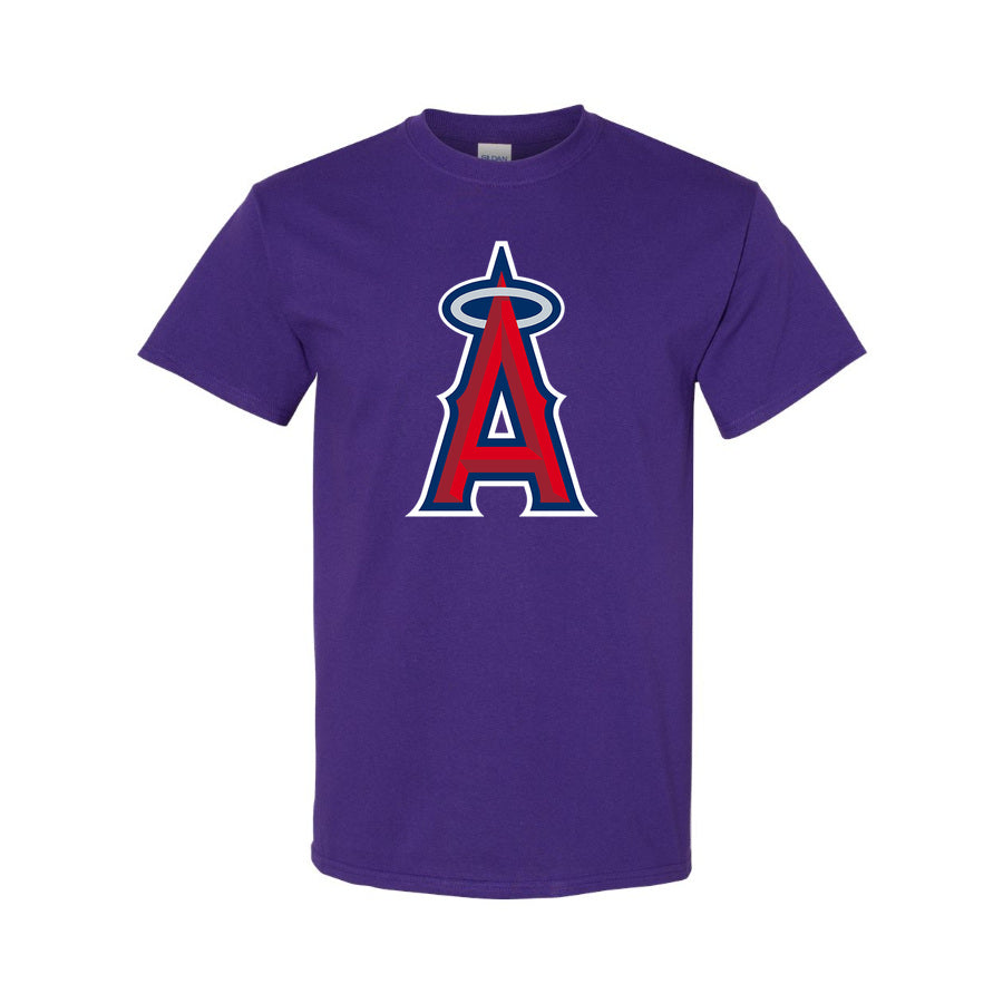 Men's Los Angeles Angels Cotton T-Shirt - Purple