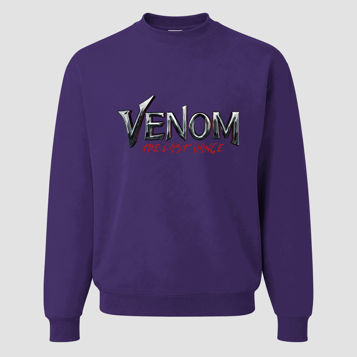 Men's Venom: The Last Dance Crewneck Sweatshirt - Purple