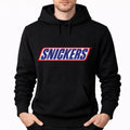 Men's Snickers Food Pullover Hoodie - Black