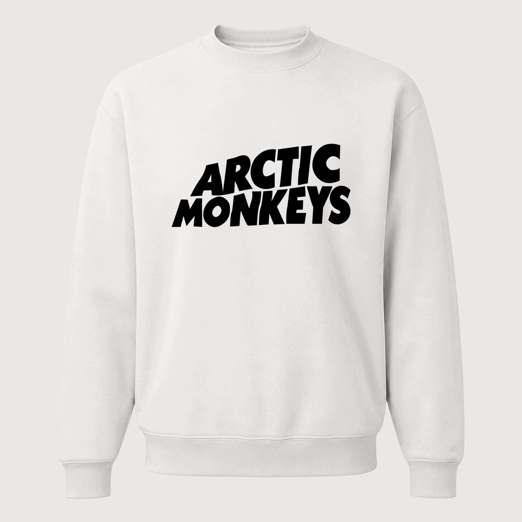 Men's Arctic Monkeys Crewneck Sweatshirt - White