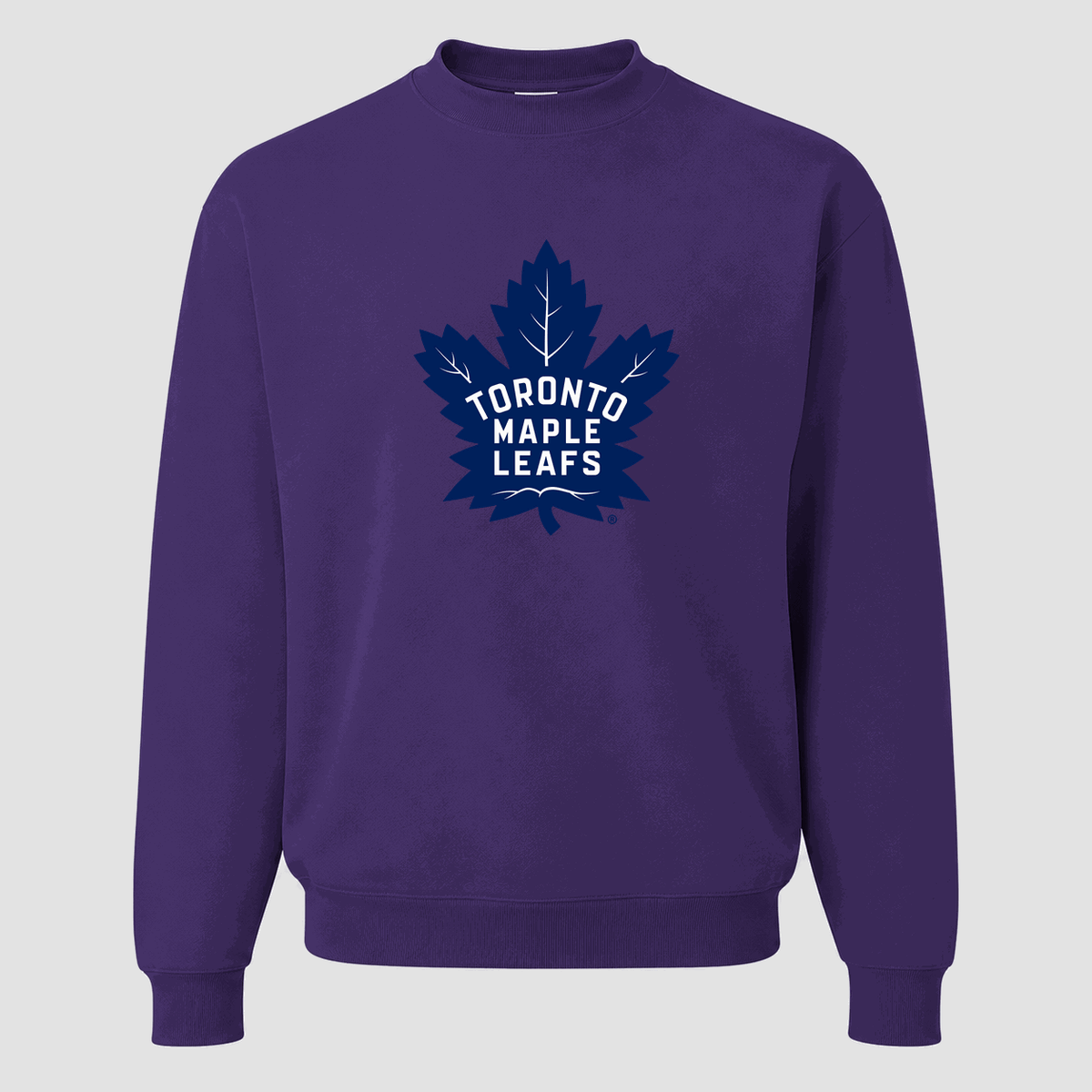 Men's Toronto Maple Leafs Crewneck Sweatshirt - Purple