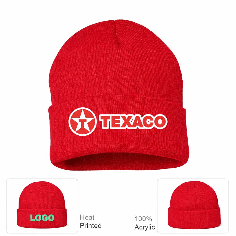 Texaco Red Beanie Hat
