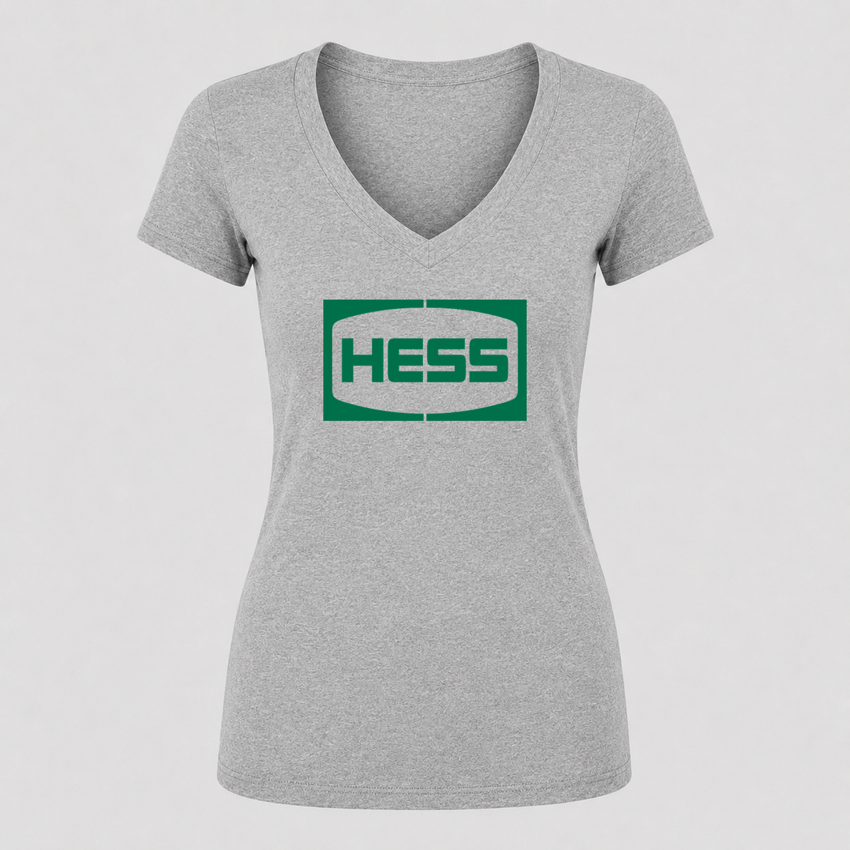 Women's Hess V Neck T-Shirt in gray