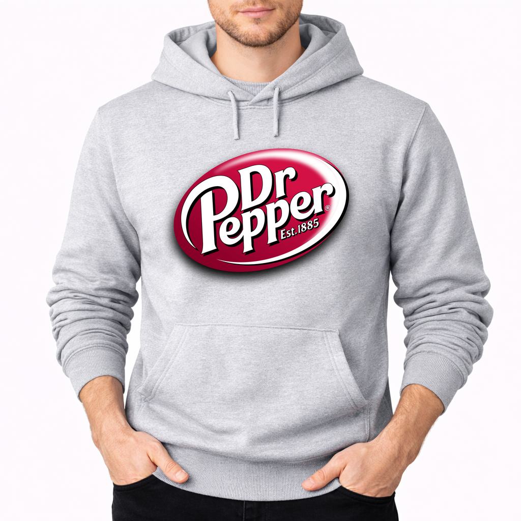 Men's Dr Pepper Pullover Hoodie - Gray