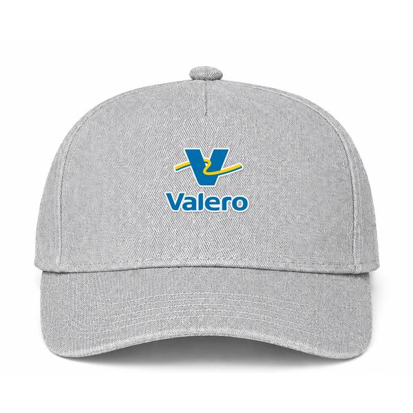 Valero Gas Station Logo Gray Dad Baseball Cap Hat