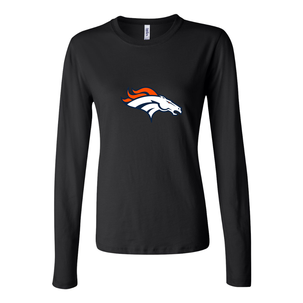 Women's Denver Broncos Long Sleeve T-Shirt - Black