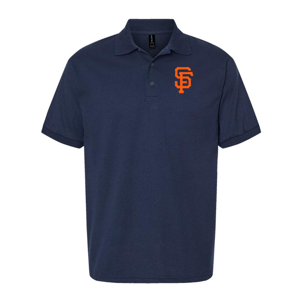 Men's San Francisco Giants Dry Blend Polo - Navy