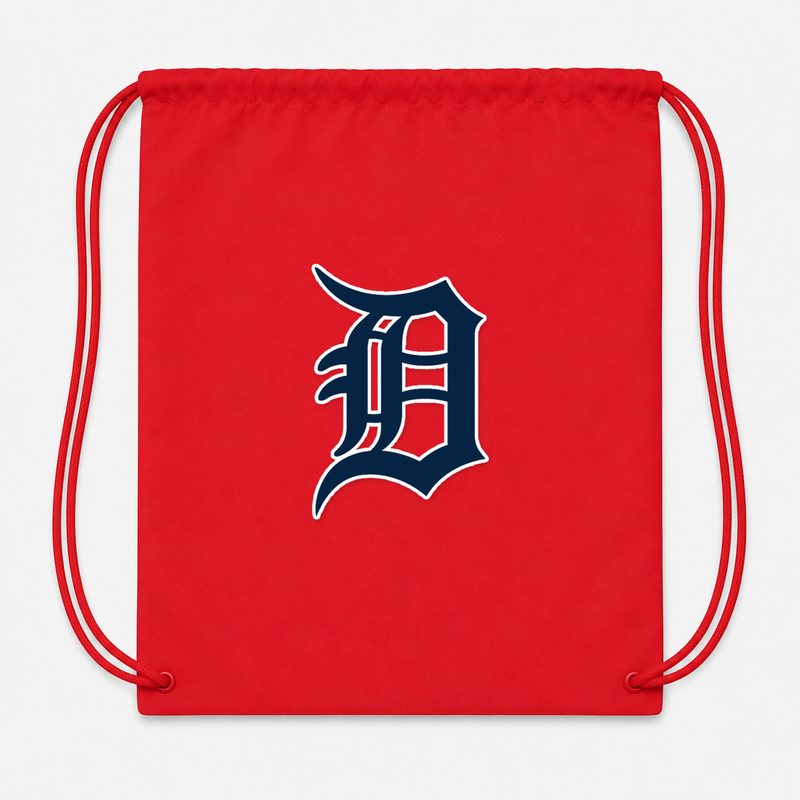 Detroit Tigers Drawstring Bag - Red