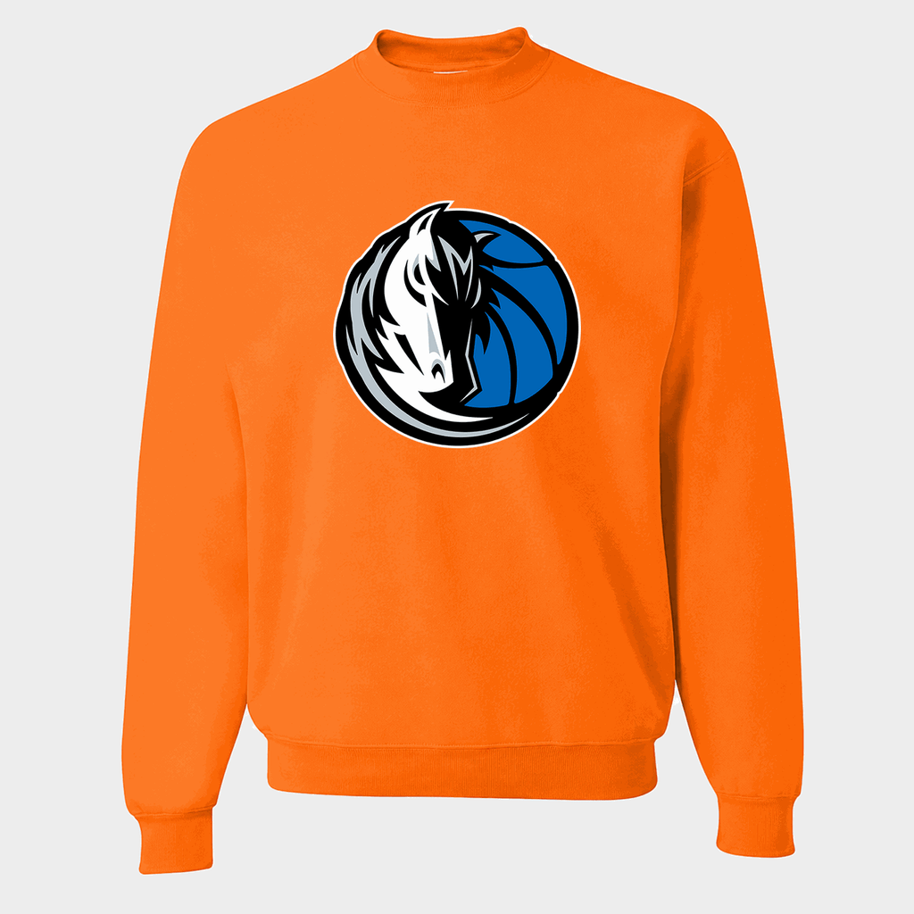 Men's Dallas Mavericks Crewneck Sweatshirt - Orange