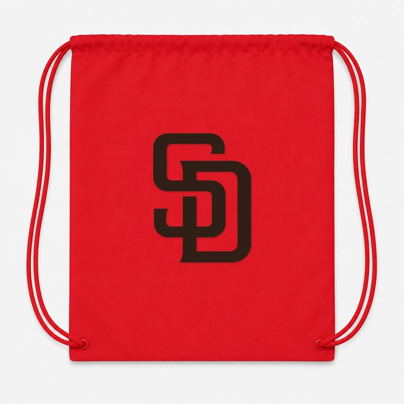 San Diego Padres Drawstring Bag - Red