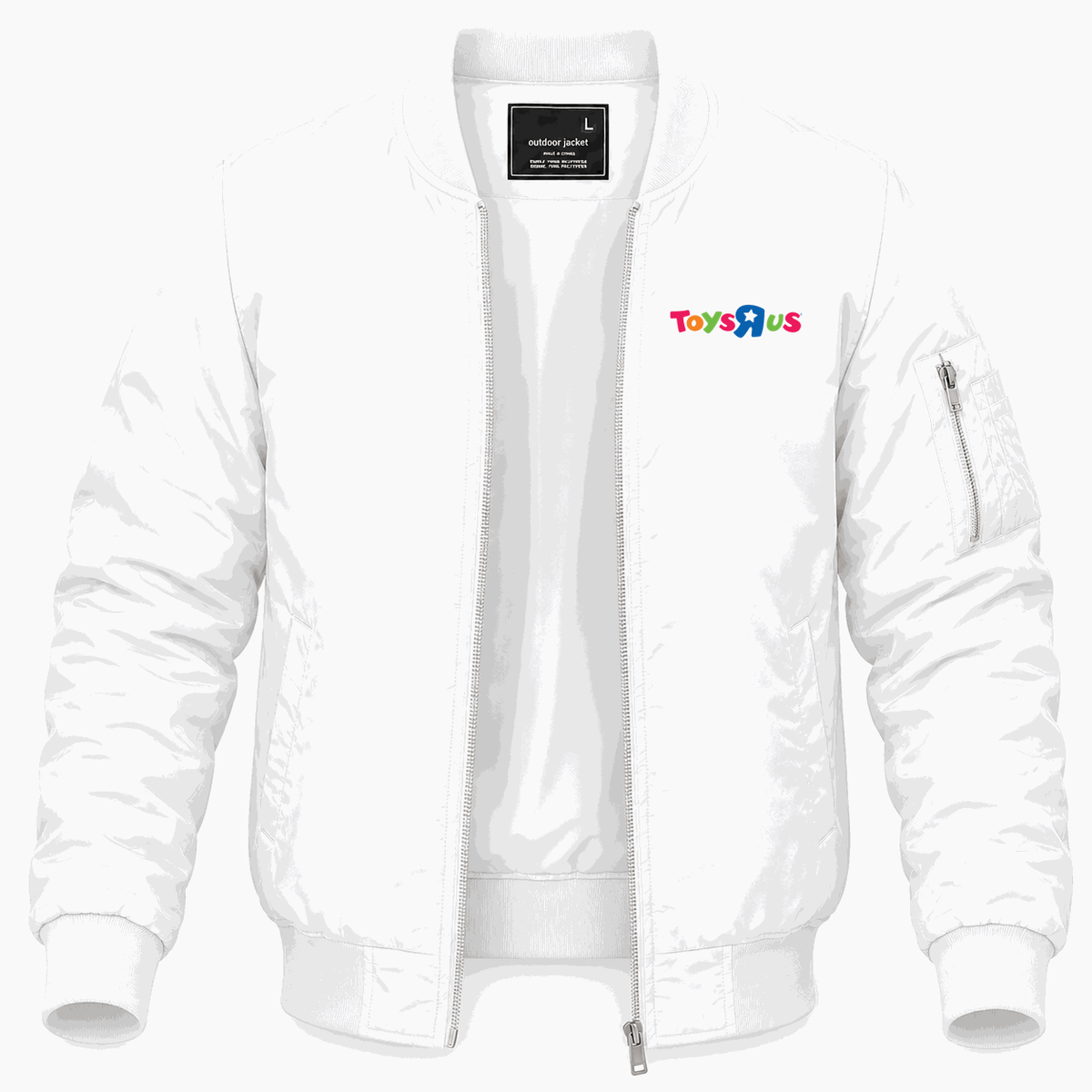 Men's Toys R Us Lightweight Bomber Jacket - White