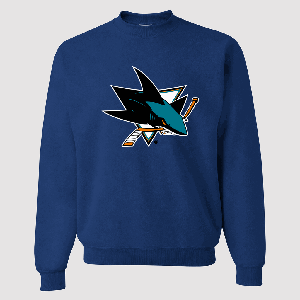 Men's San Jose Sharks Crewneck Sweatshirt - Blue
