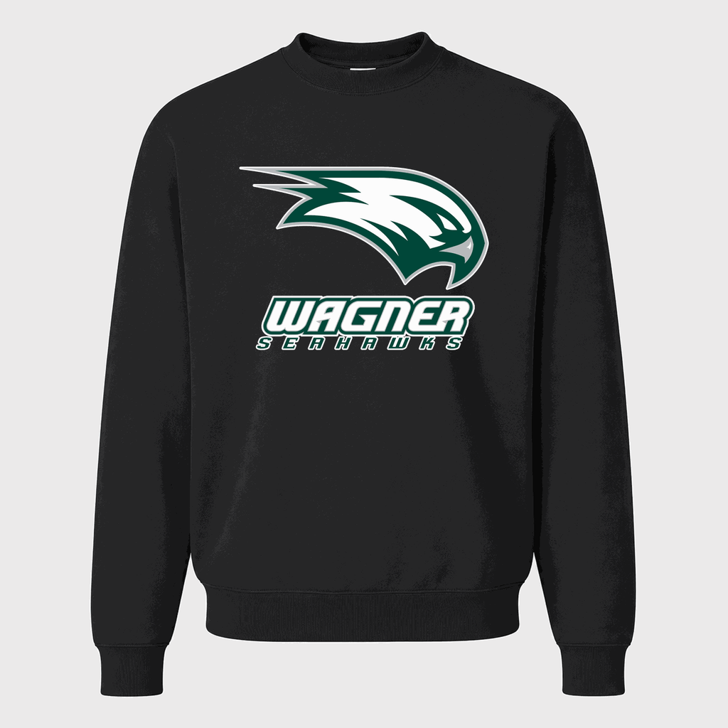 Men's Wagner Seahawks Crewneck Sweatshirt - Black