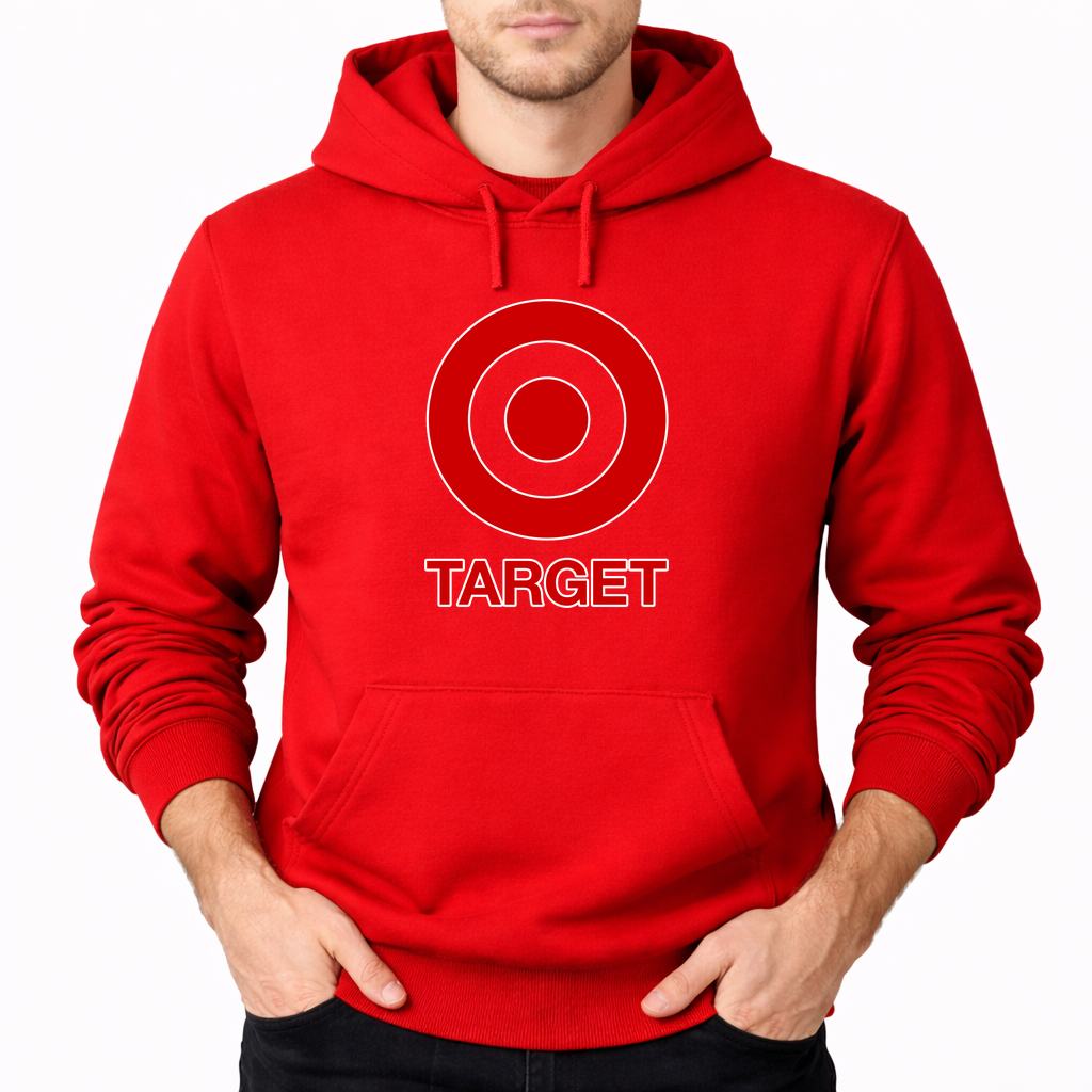 Men's Target Pullover Hoodie - Red