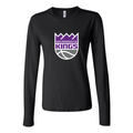 Women's Sacramento Kings Long Sleeve T-Shirt - Black