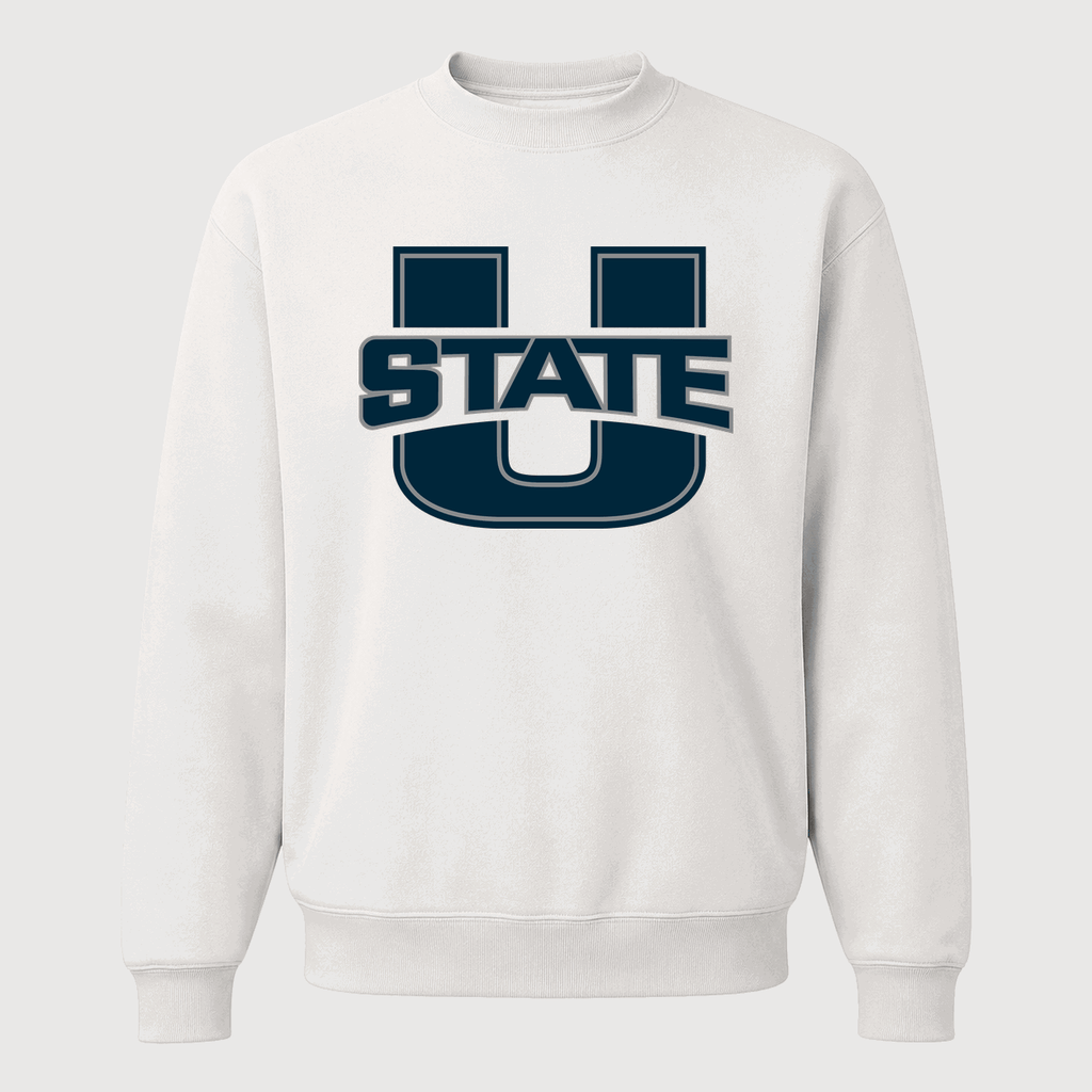 Men's Utah State Aggies Crewneck Sweatshirt - White