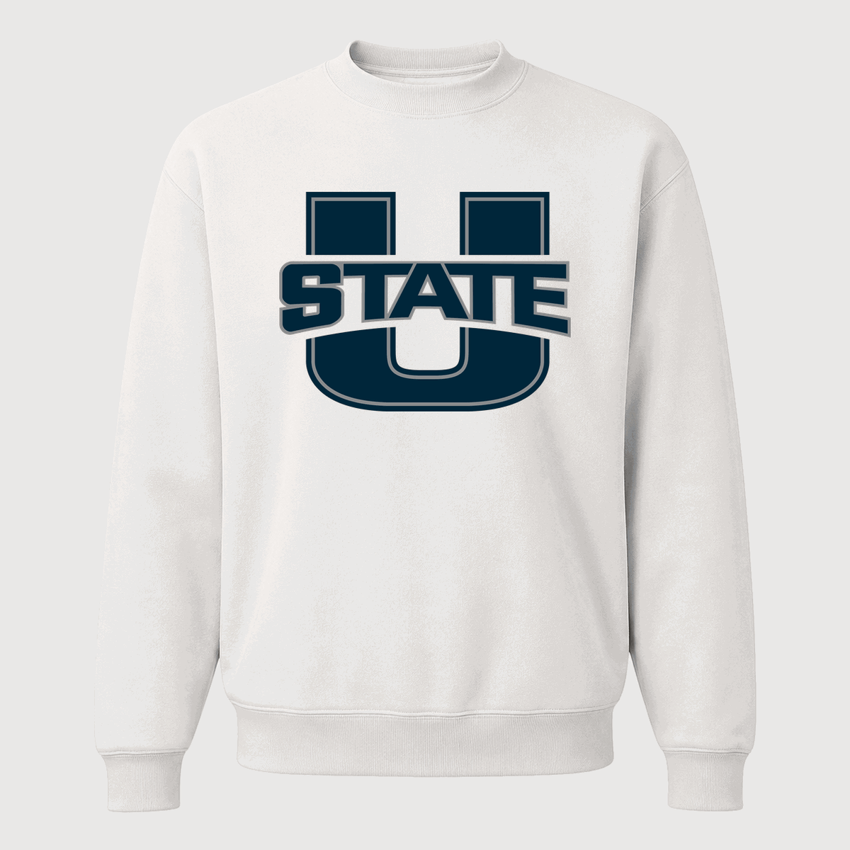 Men's Utah State Aggies Crewneck Sweatshirt - White