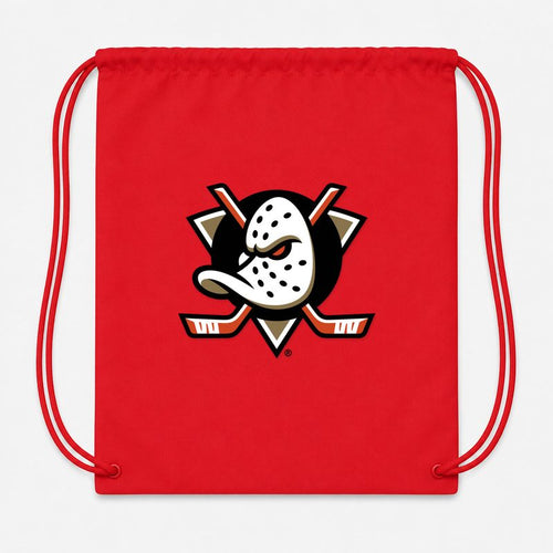 Anaheim Ducks Drawstring Bag - Red