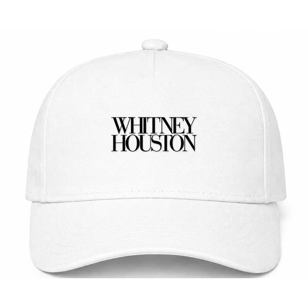 Whitney Houston Logo White Dad Baseball Cap Hat