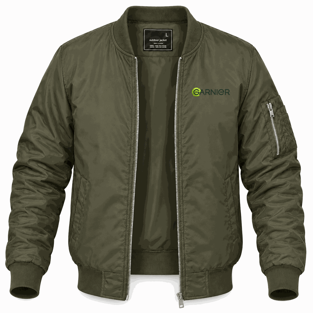 Men's Garnier Lightweight Bomber Jacket - Army Green