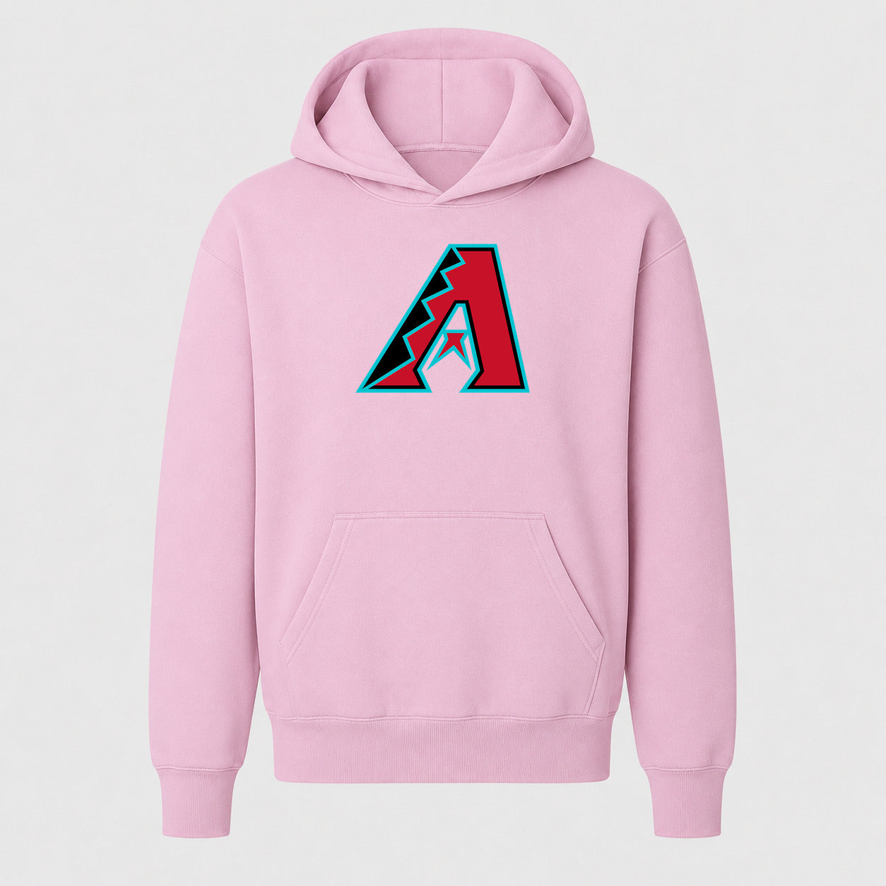 Youth Arizona Diamondbacks Pullover Hoodie - Light Pink