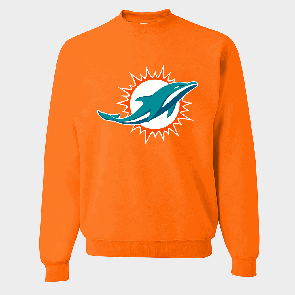 Men's Miami Dolphins Crewneck Sweatshirt - Orange