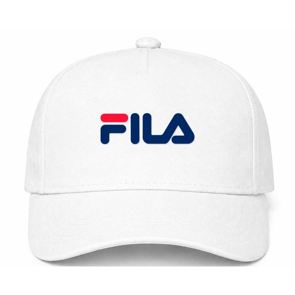 Fila Logo White Dad Baseball Cap Hat