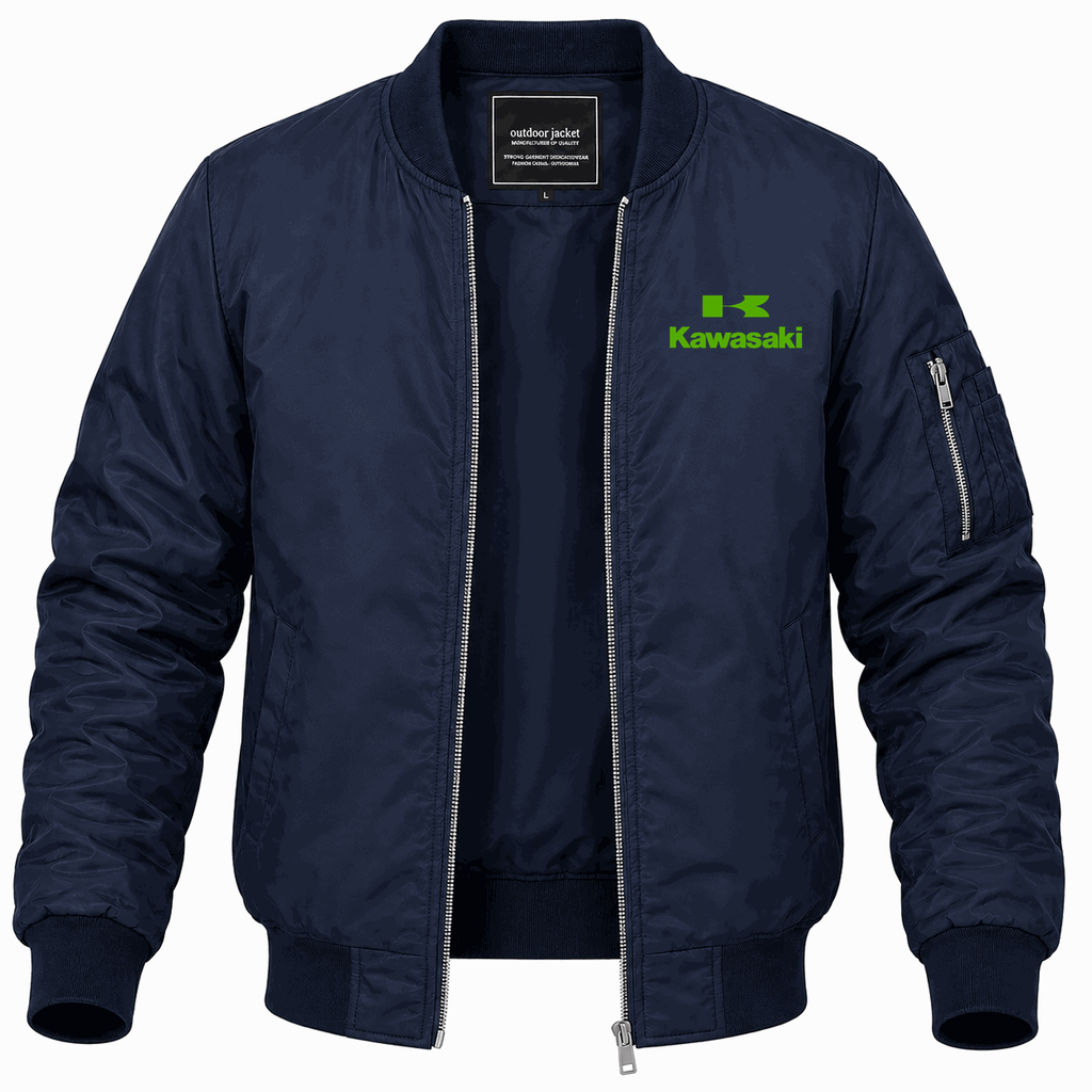 Men's Kawasaki Lightweight Bomber Jacket - Navy