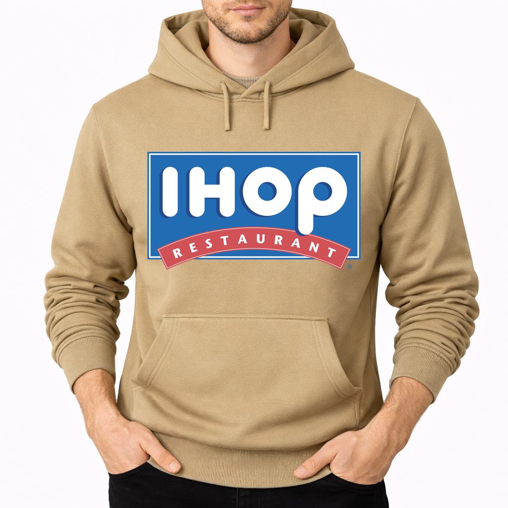 Men's IHOP Pullover Hoodie - Tan